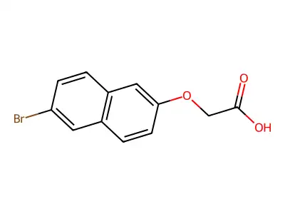2-((6-Bromonaphthalen-2-yl)oxy)acetic acid structure