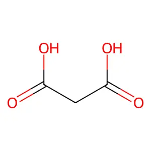 丙二酸 structure
