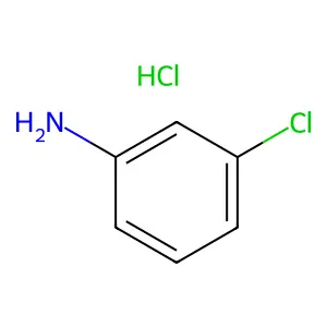3-氯苯胺盐酸盐(1:1) structure