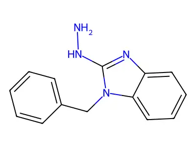 (1-Benzylbenzimidazol-2-yl)hydrazine structure
