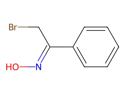 (NE)-N-(2-bromo-1-phenylethylidene)hydroxylamine structure