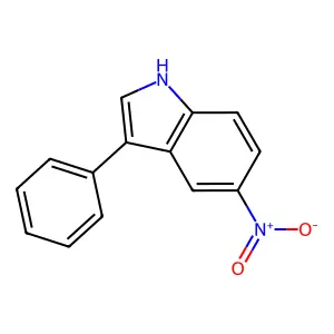 5-Nitro-3-phenyl-1H-indole structure