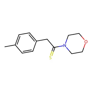 2-(4-Methylphenyl)-1-(4-morpholinyl)ethanethione structure