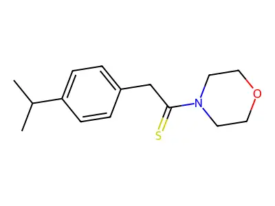 1-(Morpholin-4-yl)-2-[4-(propan-2-yl)phenyl]ethane-1-thione structure
