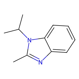 2-Methyl-1-propan-2-ylbenzimidazole structure