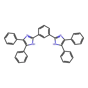 1H-Imidazole, 2,2'-(1,3-phenylene)bis[4,5-diphenyl- structure