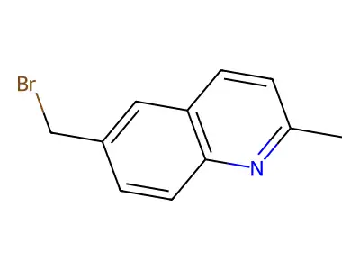6-(Bromomethyl)-2-methylquinoline structure