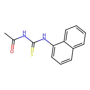 N-(naphthalen-1-ylcarbamothioyl)acetamide structure