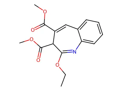 3,4-Dimethyl 2-ethoxy-3H-1-benzazepine-3,4-dicarboxylate structure