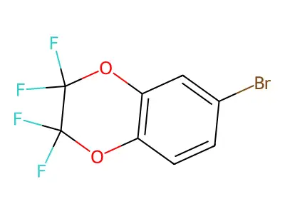 6-Bromo-2,2,3,3-tetrafluoro-1,4-benzodioxane structure