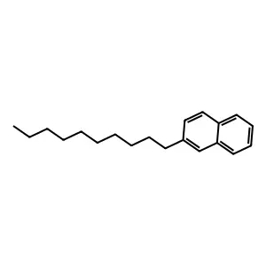 2-Decylnaphthalene structure