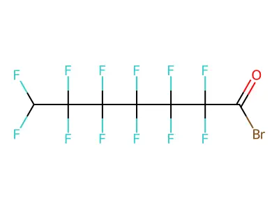 7H-Perfluoroheptanoyl bromide structure