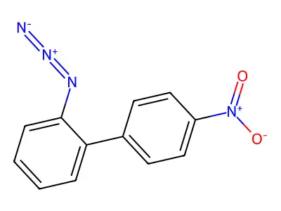 2-Azido-4'-nitro-1,1'-biphenyl structure