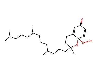 8a-Hydroperoxy-tocopherone structure