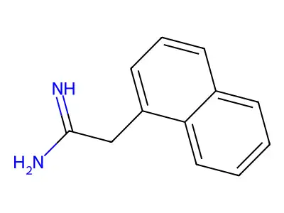 1-Naphthaleneethanimidamide structure