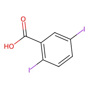 2,5-Diiodobenzoic acid structure