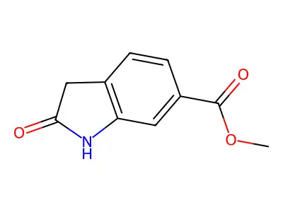 2-(2-oxo-2,3-dihydro-1H-indol-6-yl)acetic acid structure
