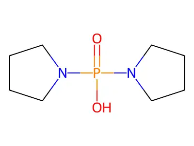 双(1-吡咯烷基)次膦酸 structure