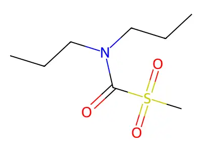1-甲基磺酰基-N,N-二丙基甲酰胺 structure