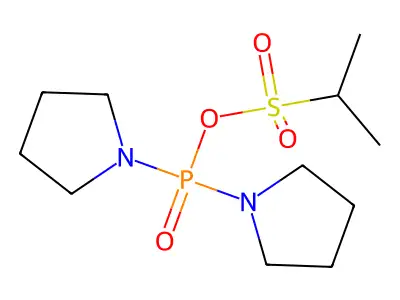 二吡咯烷-1-基磷酰基丙烷-2-磺酸盐 structure