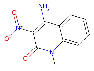 4-Amino-1-methyl-3-nitroquinolin-2(1H)-one structure