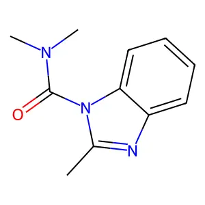 N,N,2-三甲基-1H-苯并咪唑-1-甲酰胺 structure