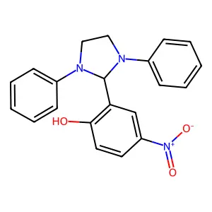 2-(1,3-Diphenylimidazolidin-2-yl)-4-nitrophenol structure