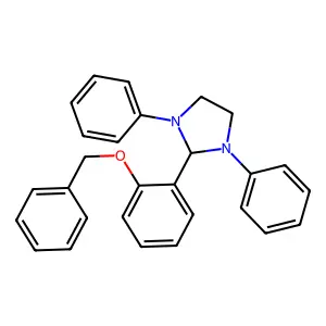 2-[2-(Benzyloxy)phenyl]-1,3-diphenylimidazolidine structure