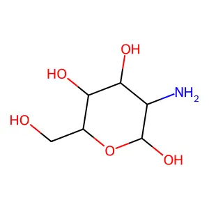 beta-D-galactosamine structure