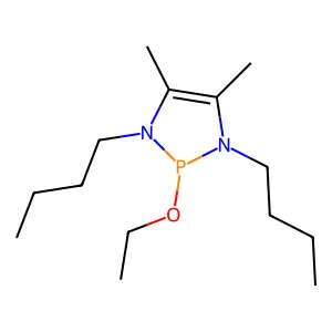 1,3,2-Diazaphosphol-4-ene, 2-ethoxy-1,3-dibutyl-4,5-dimethyl- structure