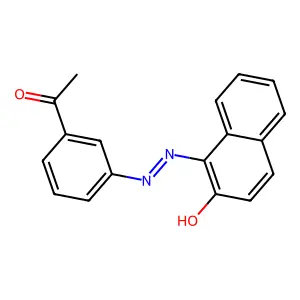 1-[3-(2-Hydroxynaphthalen-1-ylazo)phenyl]ethanone structure