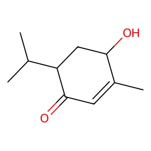 2-Cyclohexen-1-one, 4-hydroxy-3-methyl-6-(1-methylethyl)- structure