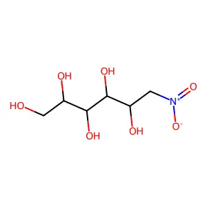 1-Deoxy-1-nitro-D-glucitol structure