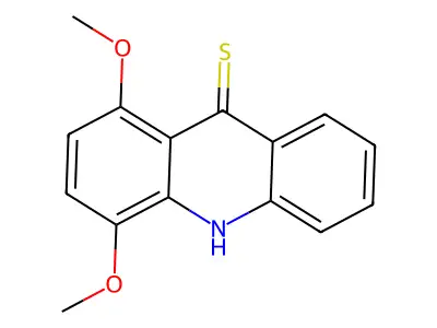 1,4-Dimethyoxy-9(10H)-acridinone structure