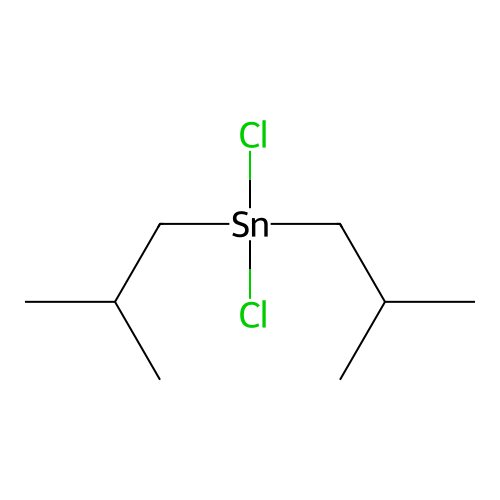 Dichlorobis(2-methylpropyl)stannane structure