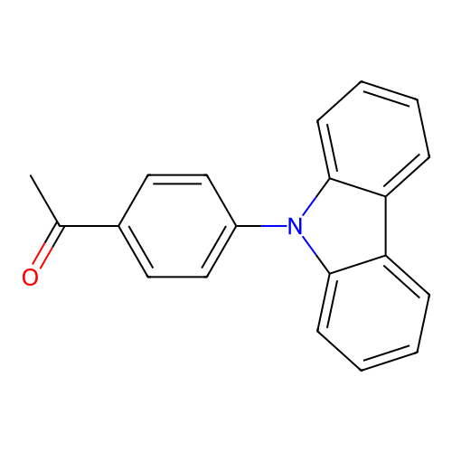 1-[4-(9H-Carbazol-9-yl)phenyl]ethanone structure