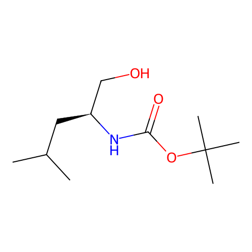 Boc-L-leucinol structure
