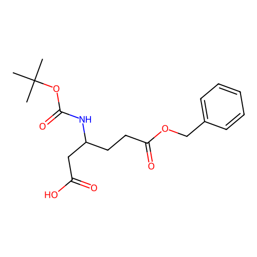 Boc-beta-Hoglu(Obzl)-OH structure