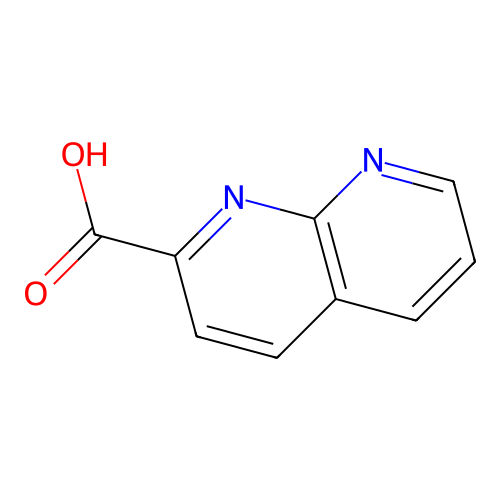 1,8-萘啶-2-甲酸 structure