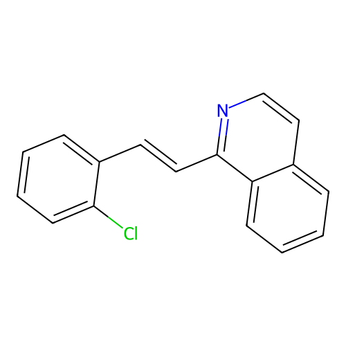 1-(2-Chlorostyryl)isoquinoline structure