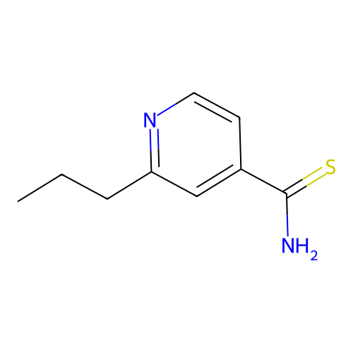 丙硫異煙胺 structure
