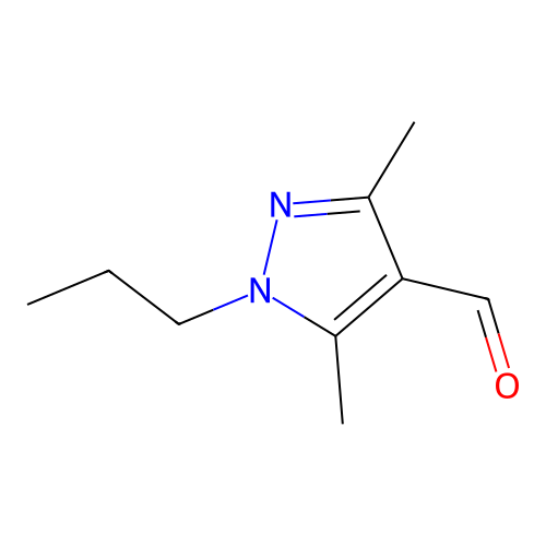 3,5-Dimethyl-1-propyl-1H-pyrazole-4-carbaldehyde structure