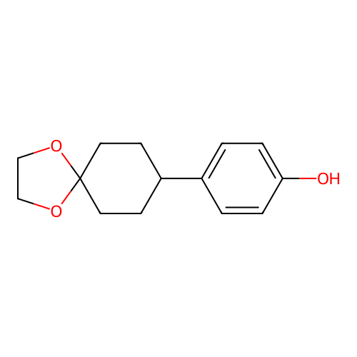 4-(1,4-Dioxa-8-spiro[4.5]decyl)phenol structure