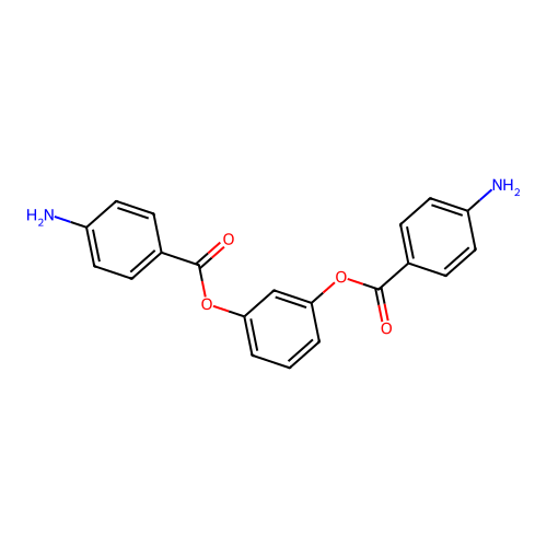 1,3-Phenylene bis(4-aminobenzoate) structure