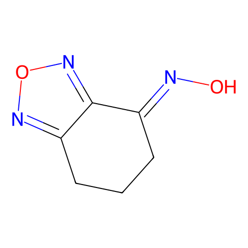N-(4,5,6,7-tetrahydro-2,1,3-benzoxadiazol-4-ylidene)hydroxylamine structure