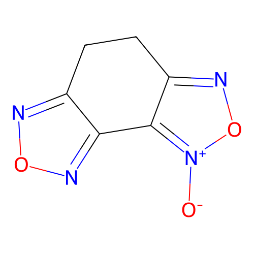 4,5-Dihydro[1,2,5]oxadiazolo[3,4-e][2,1,3]benzoxadiazole 1-oxide structure