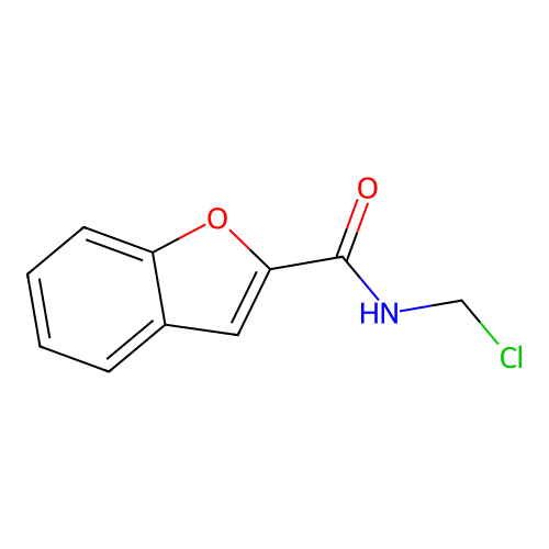 N-(chloromethyl)-1-benzofuran-2-carboxamide structure
