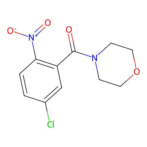 N-(2-Nitro-5-chlorobenzoyl)morpholine structure