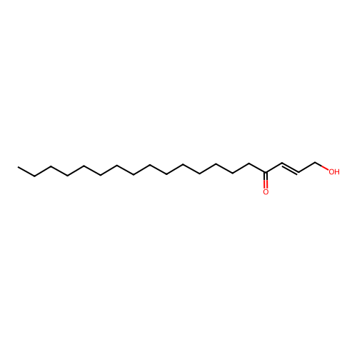 1-Hydroxy-2-nonadecen-4-one structure
