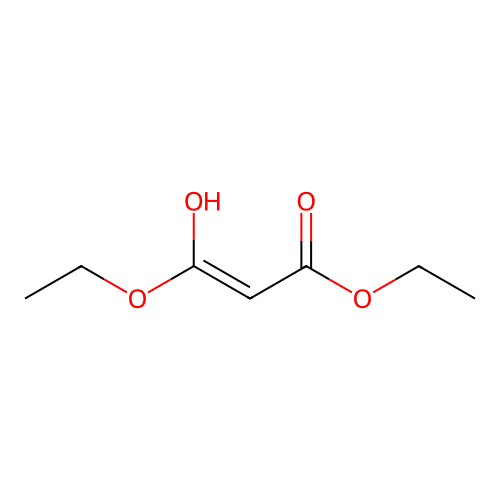 Ethyl 3-ethoxy-3-hydroxyprop-2-enoate structure